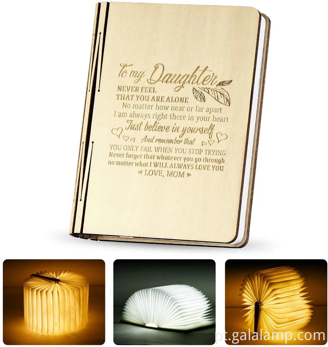 Luz de livro magnético portátil com capacidade de carregamento USB